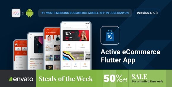 Active eCommerce Flutter App Source