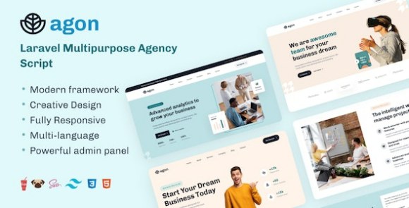 Agon Laravel Multipurpose Agency Nulled Script