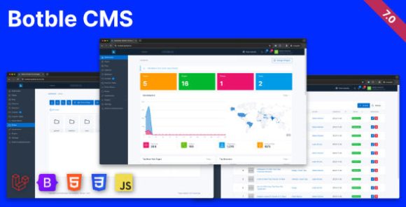 Botble Laravel CMS CRUD Generator Modular and Theme System