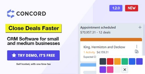 Concord Deals Management CRM Script