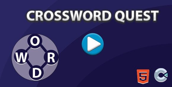 Crossword Quest HTML5 Game