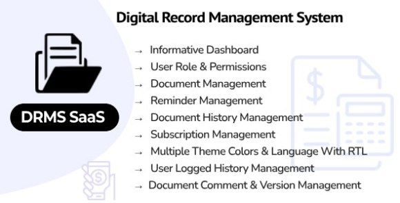 DRMS SaaS Digital Record Management System Script