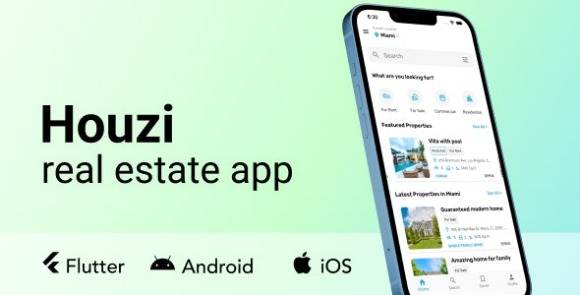 Houzi Real Estate App Source Code