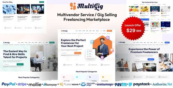 MultiGig Service Gig Selling Freelancing Marketplace Subscription Based