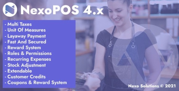 NexoPOS POS CRM and Inventory Manager Script