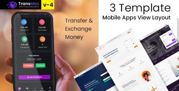 TRANS MAX Online Money Transfer Platform Script