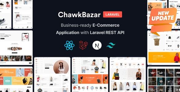 ChawkBazar Laravel React Next REST API Ecommerce with Multivendor