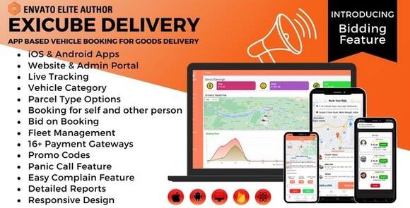 Exicube Delivery App Source