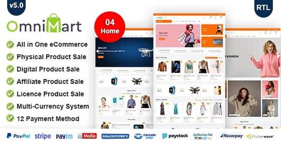 OmniMart eCommerce CMS Laravel eCommerce Script