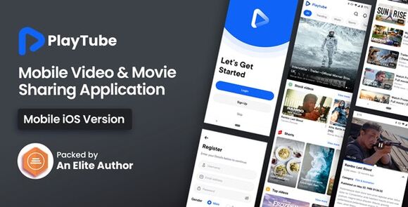 PlayTube iOS Sharing Video Script Mobile Native Application