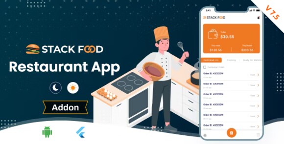 StackFood Multi Restaurant Food Ordering Restaurant App