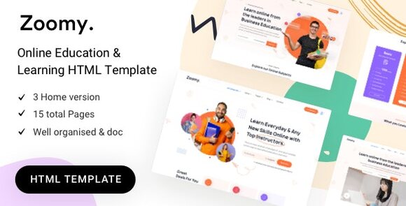 Zoomy Education HTML Template