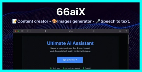 66aix AI Content Chat Bot Images Generator and Speech to Text SaaS Nulled