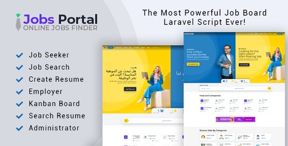 Jobs Portal Job Board Laravel Nulled Script