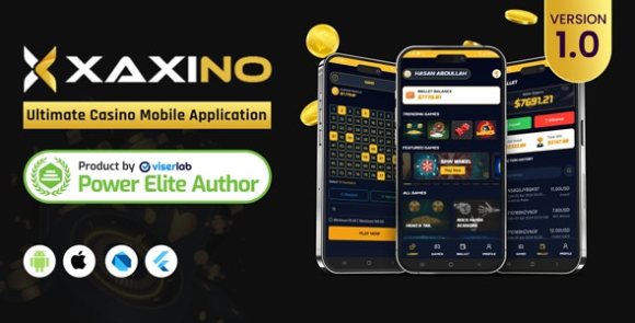 Xaxino Ultimate Casino Mobile Application Source