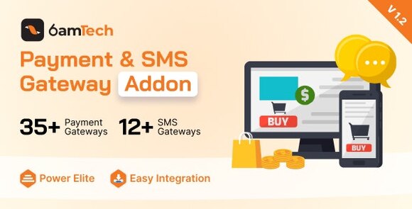 6amTech Payment and SMS Gateway Addon