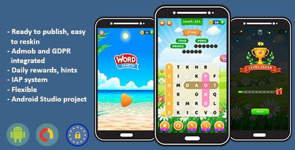 Android Modern Word Search Game