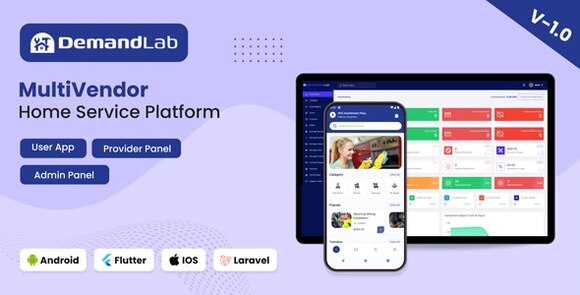 DemandLab Multivendor Home Service Platform Flutter App