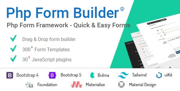 PHP Form Builder Advanced HTML Forms Generator Script