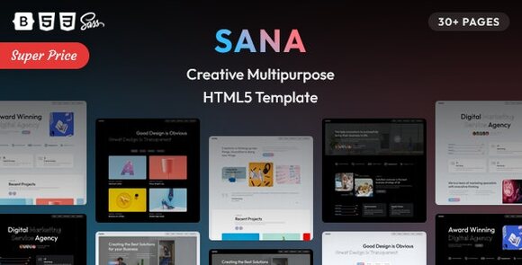 Sana Creative Multipurpose HTML5 Template