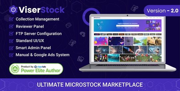 ViserStock Ultimate Microstock Marketplace Script