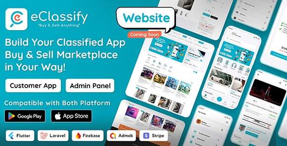 eClassify Classified Buy and Sell Marketplace Flutter App