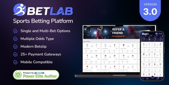 BetLab Sports Betting Platform Nulled