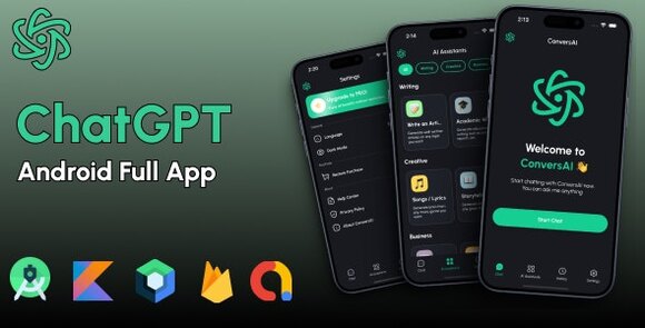 ConversAI ChatGPT AI Native Android Chat App