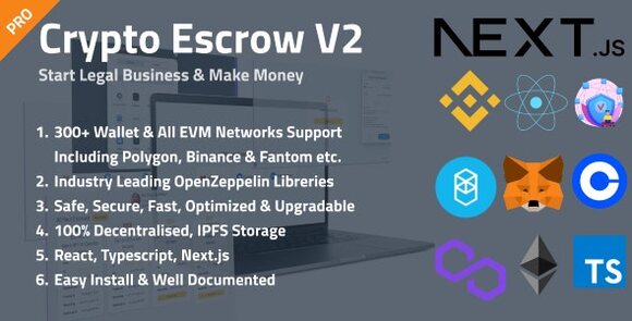 Crypto Escrow Decentralised Web3 Escrow Platform