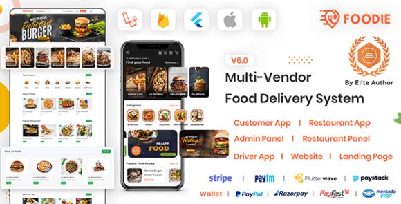 Foodie UberEats Clone Multiple Restaurant Food Delivery App