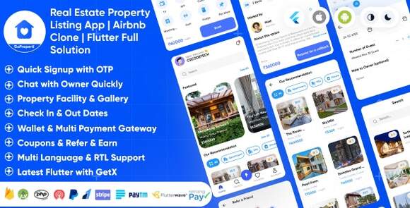 GoProperty Real Estate Property Listing App