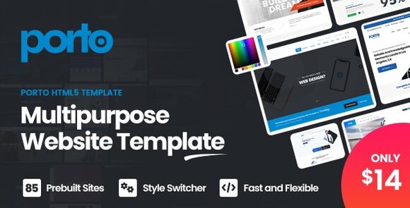 Porto Multipurpose Website Template Download