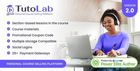 TutoLab Personal Course Selling Platform Nulled Script