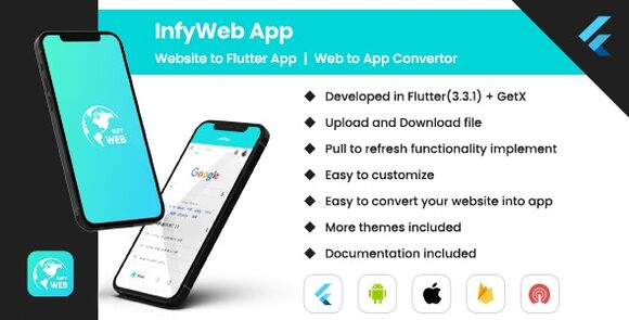 Web to App Convert Website to Flutter Web View App