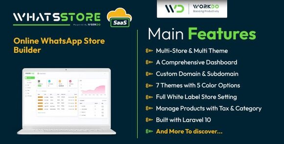 WhatsStore SaaS Online WhatsApp Store Builder Nulled