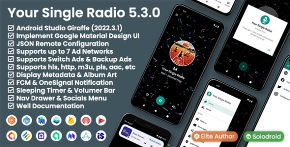 Your Radio App Single Station Source