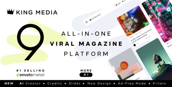 King Media Viral News Video Magazine Nulled