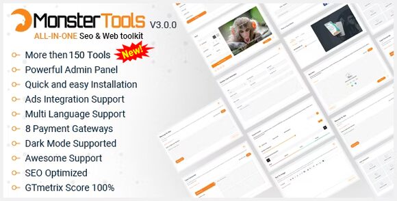 MonsterTools The All-in-One SEO and Web Toolkit Nulled