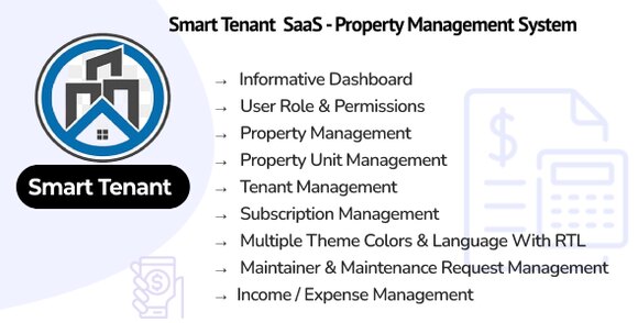 Smart Tenant SaaS Property Management System Script