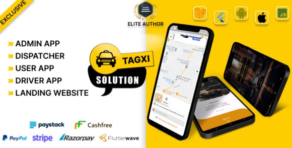 Tagxi Complete Taxi Booking Solution App Source