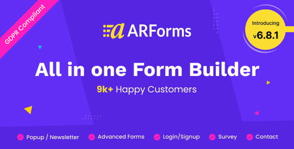 ARForms WordPress Form Builder Plugin and Addons